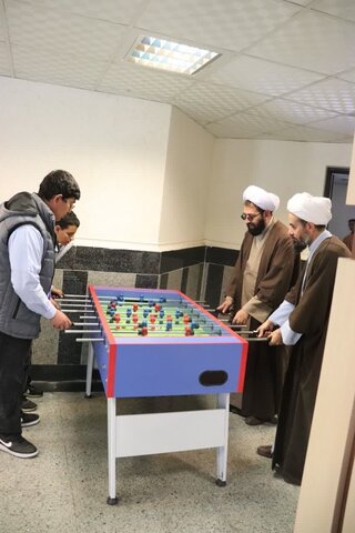 تصاویر/ ازدید دانش آموزان مدرسه شهید آهنگری ارومیه از مدرسه علمیه امام خامنه‌ای ارومیه