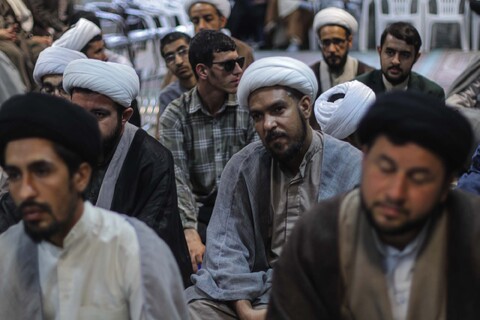 دیدار قائم مقام مدیر حوزه علمیه قم با اساتید و طلاب حوزه علمیه سفیران هدایت بیرجند