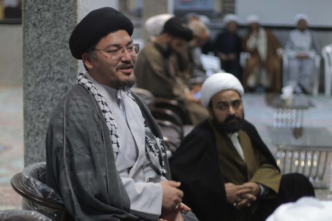 دیدار قائم مقام مدیر حوزه علمیه قم با اساتید و طلاب حوزه علمیه سفیران هدایت بیرجند