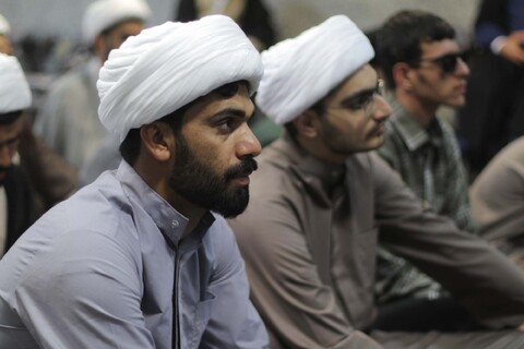 دیدار قائم مقام مدیر حوزه علمیه قم با اساتید و طلاب حوزه علمیه سفیران هدایت بیرجند