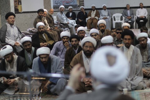 دیدار قائم مقام مدیر حوزه علمیه قم با اساتید و طلاب حوزه علمیه سفیران هدایت بیرجند