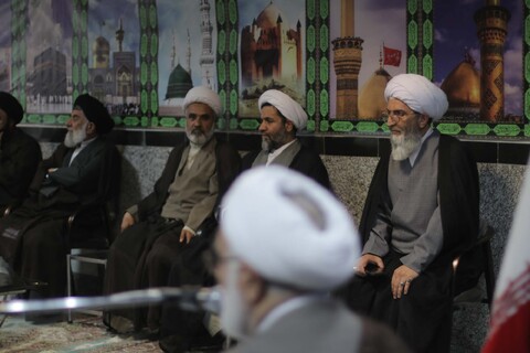 دیدار قائم مقام مدیر حوزه علمیه قم با اساتید و طلاب حوزه علمیه سفیران هدایت بیرجند