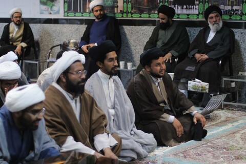 دیدار قائم مقام مدیر حوزه علمیه قم با اساتید و طلاب حوزه علمیه سفیران هدایت بیرجند