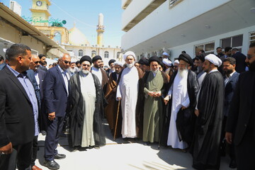 تصاویر / افتتاحیه حسینیه  آیت الله العظمی بروجردی در شهر سامراء