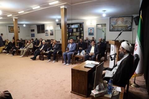 تصاویر / برگزاری نخستین جلسه درس اخلاق در رسانه در سال جدید