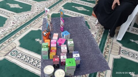 نمایشگاه عرضه پوشاک و مواد غذایی کالا در مدرسه علمیه الزهرا س بوشهرباهدف ۵درصد سوددهی متعلق به مردم غزه