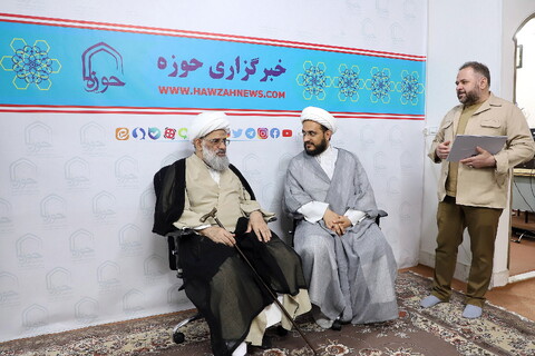 بازدید آیت الله ملکوتی از خبرگزاری حوزه