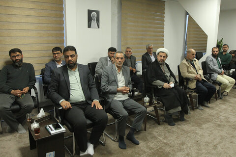 تصاویر / دیدار امام جمعه قزوین با  مسئولان هیئت و مواکب رزمندگان اسلام استان قزوین