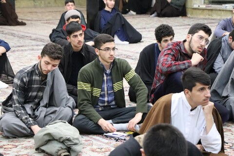 تصاویر/ جلسه اخلاق در حوزه علمیه بناب