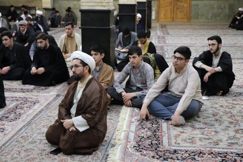 تصاویر/ جلسه اخلاق در حوزه علمیه بناب