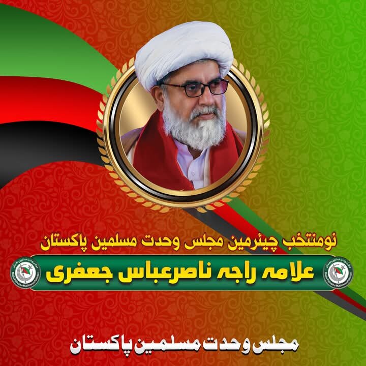 سینیٹر علامہ راجہ ناصر عباس جعفری آئندہ تین سال کے لیے ایم ڈبلیو ایم کے چیئرمین منتخب ہو گئے