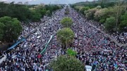 تصاویر/ جماعت اسلامی پاکستان کے تحت دارالحکومت اسلام آباد میں عظیم الشان غزہ مارچ/ لاکھوں فرزندانِ توحید شریک+تصاویر