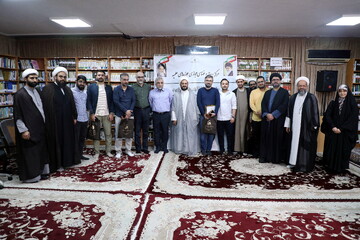 تصاویر/ نشست صمیمی مرکز رسانه و فضای مجازی حوزه با عوامل سریال مرهم