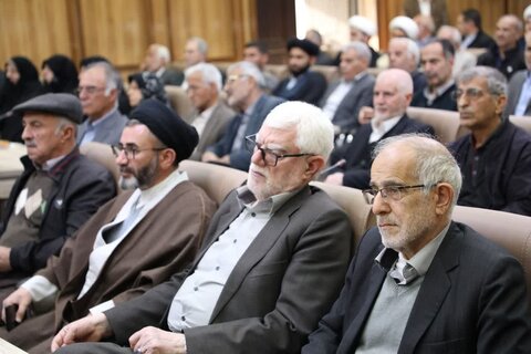 تصاویر/ یین نکوداشت حجت‌الاسلام و المسلمین شیخ جابر فاضلی در خوی