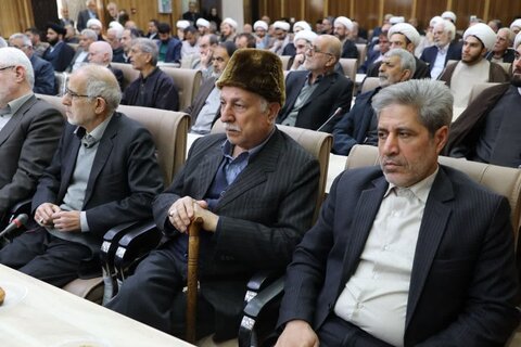 تصاویر/ یین نکوداشت حجت‌الاسلام و المسلمین شیخ جابر فاضلی در خوی