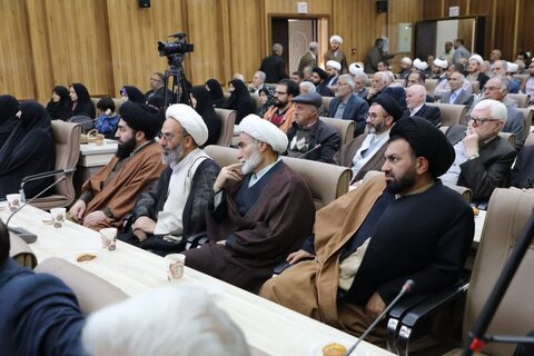 تصاویر/ یین نکوداشت حجت‌الاسلام و المسلمین شیخ جابر فاضلی در خوی