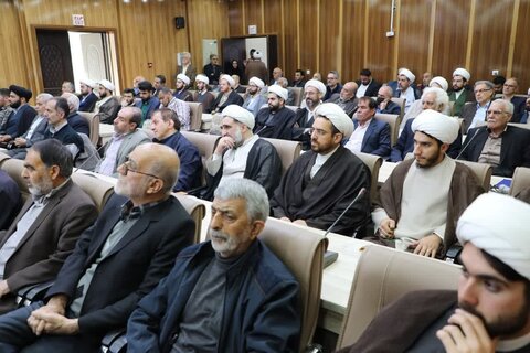 تصاویر/ یین نکوداشت حجت‌الاسلام و المسلمین شیخ جابر فاضلی در خوی