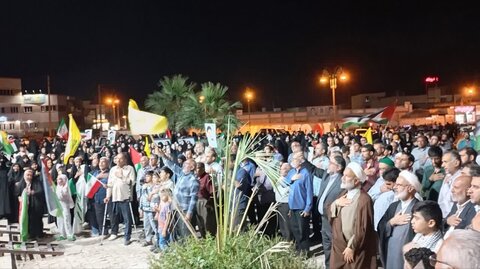 تصاویر/ حمایت برازجانی‌ها از مردم مظلوم غزه