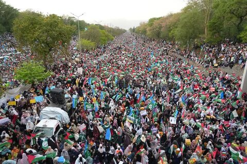 جماعت اسلامی کی جانب سے عظیم الشان غزہ مارچ