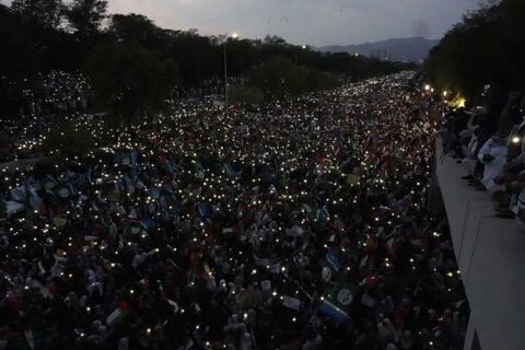 جماعت اسلامی کی جانب سے عظیم الشان غزہ مارچ