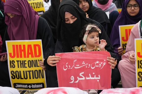 جماعت اسلامی کی جانب سے عظیم الشان غزہ مارچ