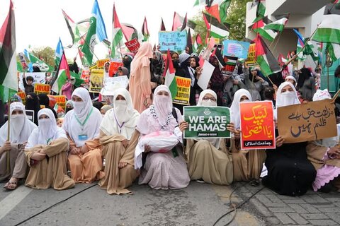 جماعت اسلامی کی جانب سے عظیم الشان غزہ مارچ