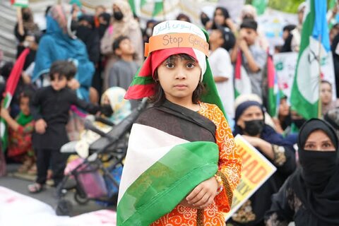 جماعت اسلامی کی جانب سے عظیم الشان غزہ مارچ