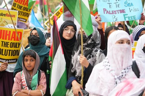 جماعت اسلامی کی جانب سے عظیم الشان غزہ مارچ