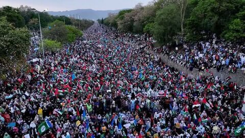 جماعت اسلامی کی جانب سے عظیم الشان غزہ مارچ