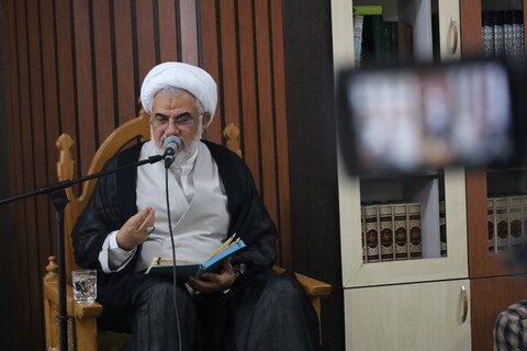 تصاویر/ درس اخلاق طلاب مدرسه علمیه النبی(ص) بندرعباس