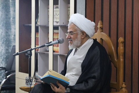 تصاویر/ درس اخلاق طلاب مدرسه علمیه النبی(ص) بندرعباس