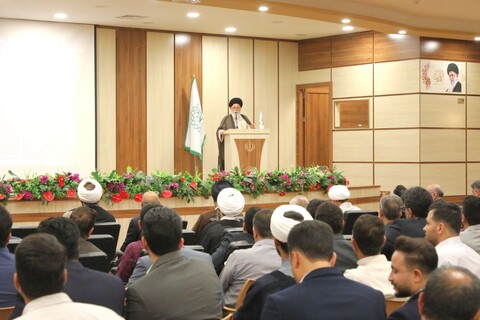 همایش مشاورین مدارس آموزش و پرورش با موضوع استعداد سنجی و حوزه علمیه با ارائه حجت الاسلام والمسلمین هادی رضایی شورکی