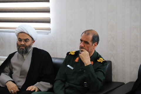 تصاویر/دیدار مدیران حوزوی استان با فرمانده جدید سپاه بیت المقدس کردستان