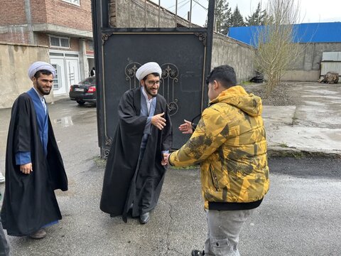 تصاویر/ بازدید دانش آموزان مدرسه امیر کبیر شهرستان نقده از مدرسه علمیه این شهرستان