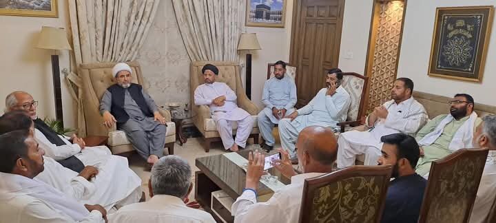 علامہ عارف واحدی سے شیعہ علماء کونسل ضلع اٹک کے صدر اور عہدیداروں کی ملاقات