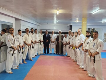 بازدید امام جمعه بویین زهرا از چند باشگاه ورزشی+ عکس