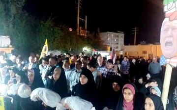 تصاویر/ تجمع مردم بوشهر در حمایت از غزه