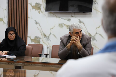 تصاویر/نشست هم اندیشی کانونهای طلاب هلال احمر در مدارس علمیه