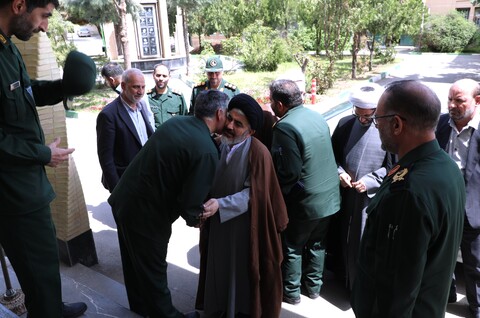 تصاویر/ دیدار نماینده ولی فقیه در آذربایجان غربی با فرمانده سپاه شهداء