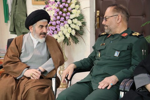تصاویر/ دیدار نماینده ولی فقیه در آذربایجان غربی با فرمانده سپاه شهداء