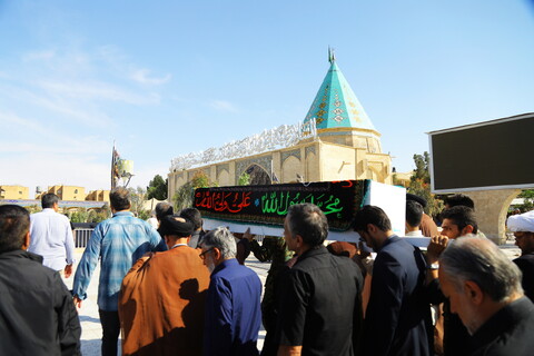  تشییع پیکر مرحوم حجت الاسلام والمسلمین عالمی