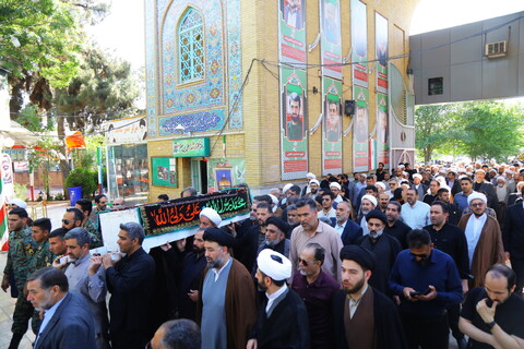  تشییع پیکر مرحوم حجت الاسلام والمسلمین عالمی