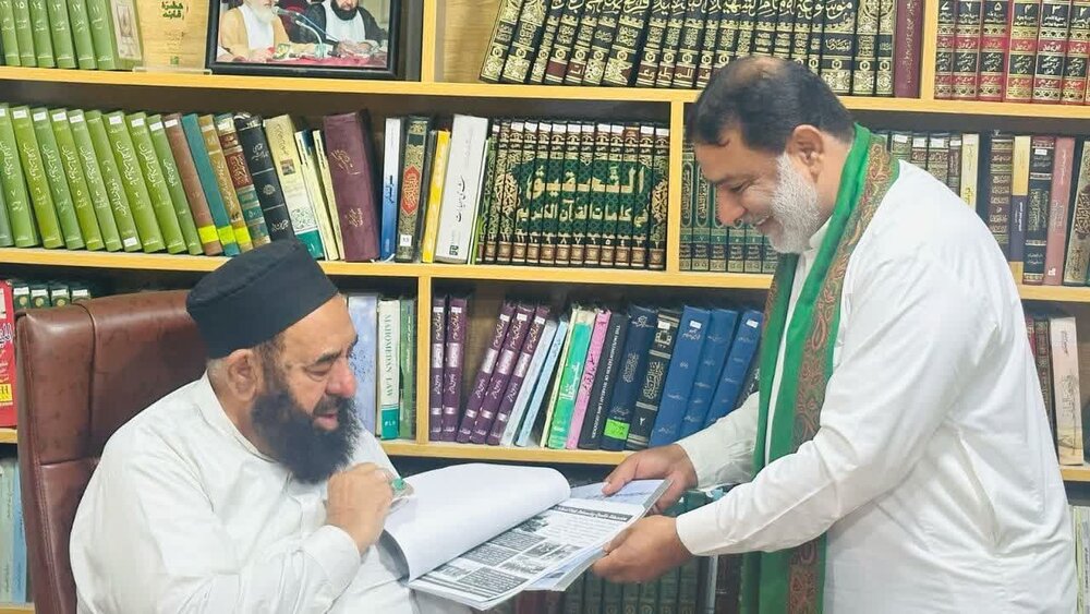 اصغریہ آرگنائیزیشن پاکستان کے مرکزی صدر کی علامہ افتخار نقوی اور علامہ عارف واحدی سے ملاقات