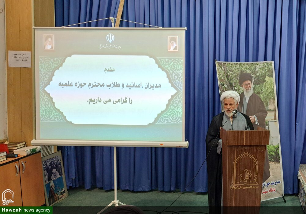 دیدار دادستان دادسرای ویژه روحانیت شمالغرب کشور با طلاب اردبیل