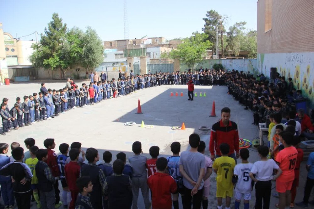 برگزاری مراسم گرامیداشت شهدای ورزشکار در کاشان+تصاویر