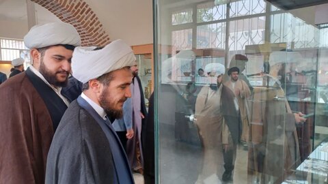 تصاویر/ بازدید طلاب مدرسه علمیه آیت الله نمازی خوی از موزه