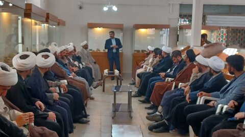 تصاویر/ بازدید طلاب مدرسه علمیه آیت الله نمازی خوی از موزه