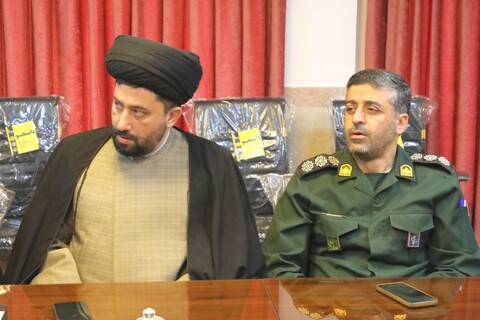 نشست مشترک مسئولین حوزه علمیه و سپاه الغدیر استان یزد