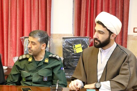 نشست مشترک مسئولین حوزه علمیه و سپاه الغدیر استان یزد