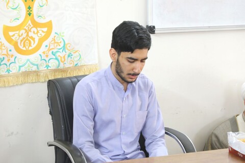 مراسم تکریم و معارفه فرمانده پایگاه مقاومت بسیج مدرسه علمیه مصلی یزد